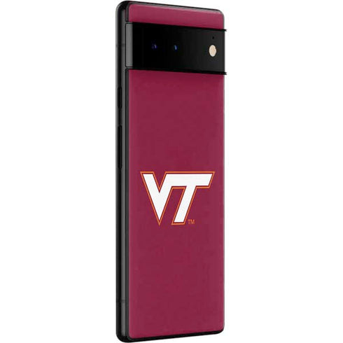 Virginia Tech Maroon Google Pixel 6 Skin